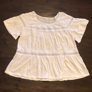 Gap flutter sleeve top size S